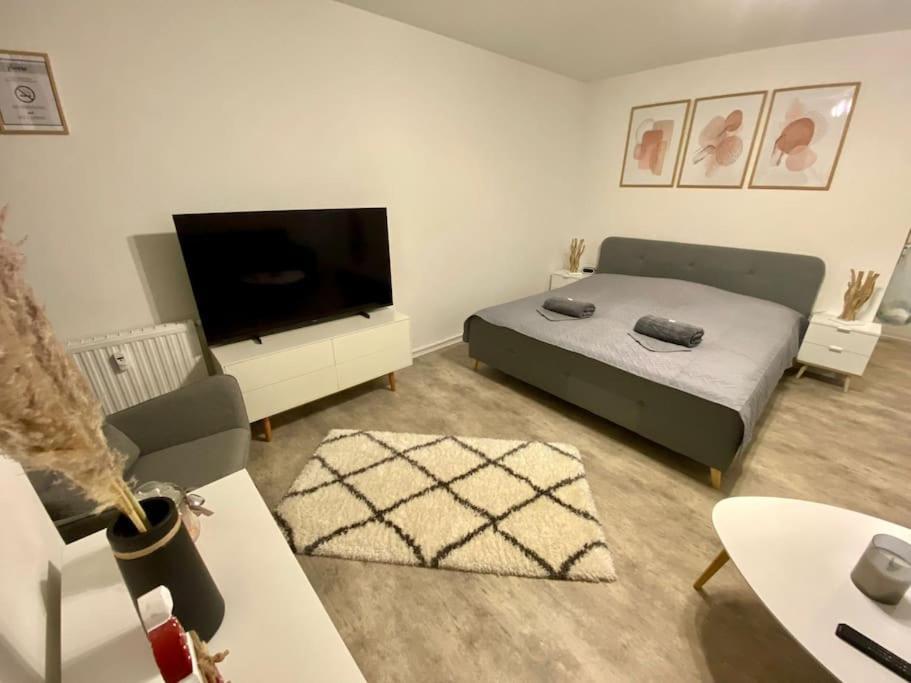 Stilvolle Ferienwohnung Mit Stellplatz Wlan Free Netflix Naehe Bahnhof Zwickau Buitenkant foto